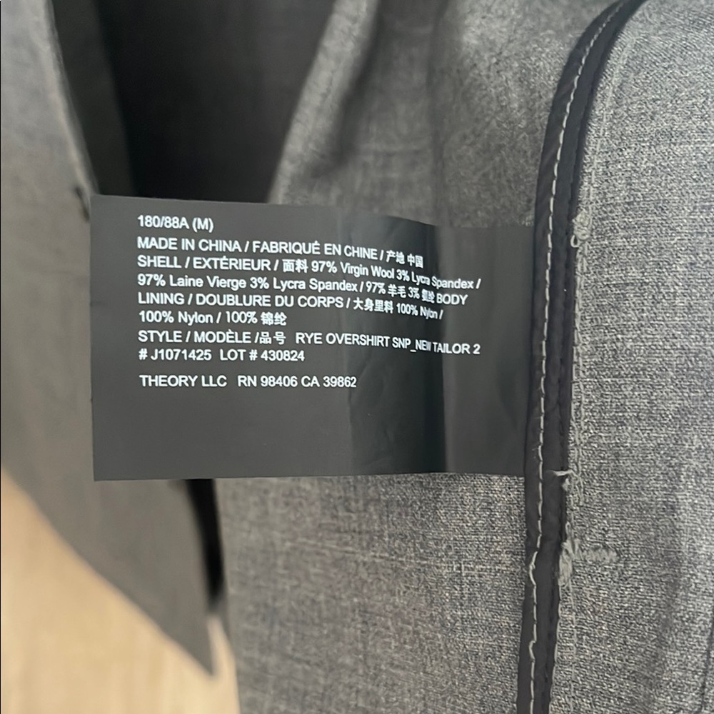 Theory Rye Snap Overshirt - Picture 5 of 7